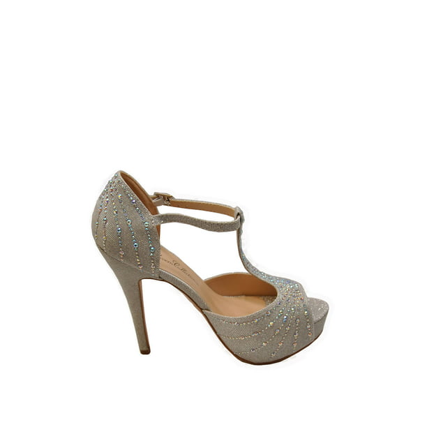 Details about   Women's Shoes Blossom Vice 57X Embellished Platform Dress Sandals Silver *New*